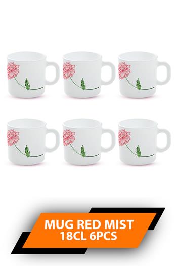 Larah 18cl 6pcs Mug Red Mist